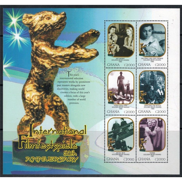 GHANA 2000 International Film Festival 6v MNH**
