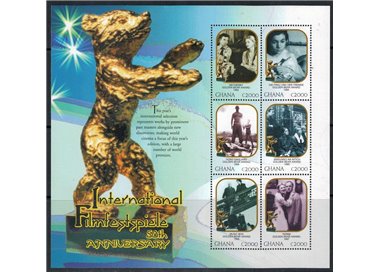 GHANA 2000 Festival Internazionale del Film 6v MNH**