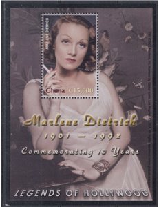 GHANA 2003 Marlene Dietrich BF MNH**