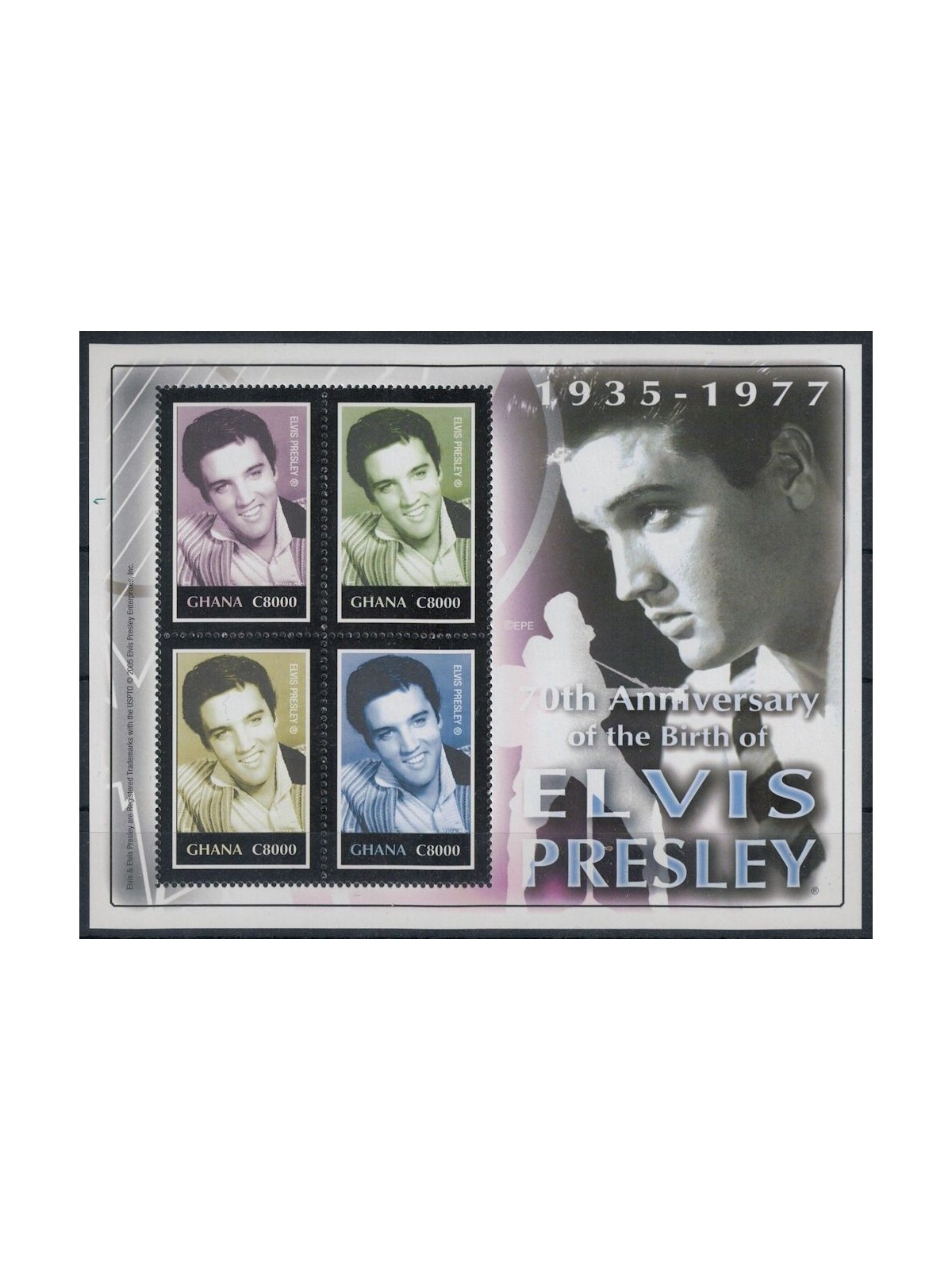 GHANA 2006 Elvis Presley 4v MNH**