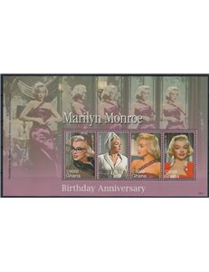 GHANA 2006 Marilyn Monroe 4v MNH**