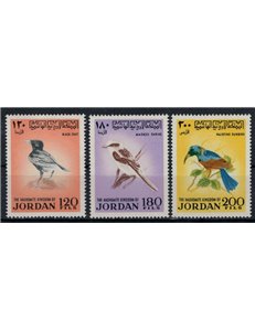 JORDAN 1970 Fauna, birds 3v MNH**