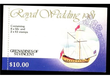 GRENADINES OF ST. VINCENT 1981 Carlo e Diana Nozze Reali 1 LB MNH**