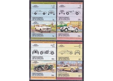 GRENADINES OF ST. VINCENT 1985 Cars - Automobiles - Cars 4x2v MNH**