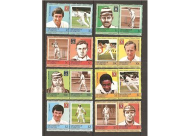 GRENADINES OF ST. VINCENT 1984 Cricket 8x2v MNH**