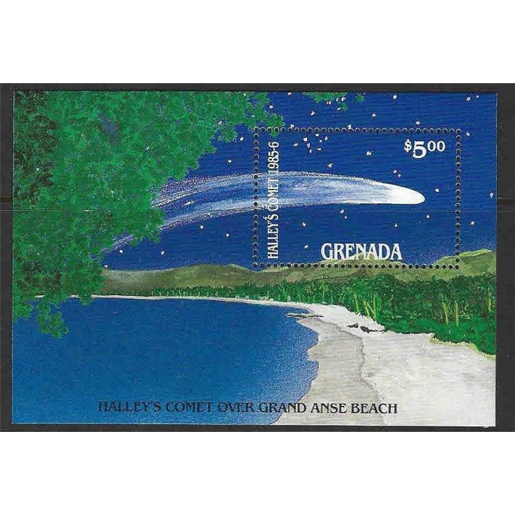 GRENADA 1986 Halley's Comet s/s MNH**