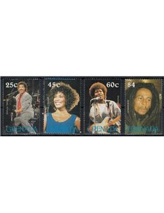 GRENADA 1988 Stelle della canzone (II) 4v MNH**