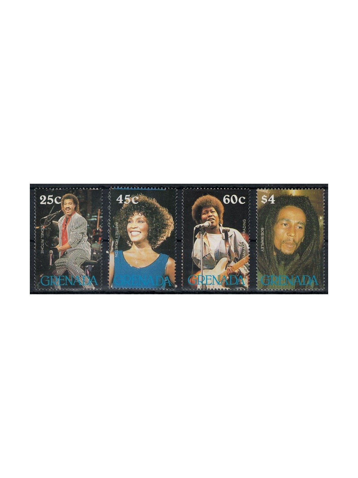 GRENADA 1988 Stelle della canzone (II) 4v MNH**
