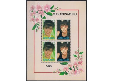 GRENADA 1988 Stars of Song (Yoko Minamino) s/s MNH**