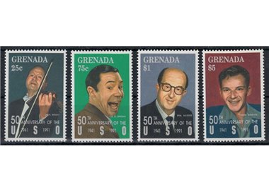 GRENADA 1992 Fiftieth Anniversary USO (I) 4v MNH**