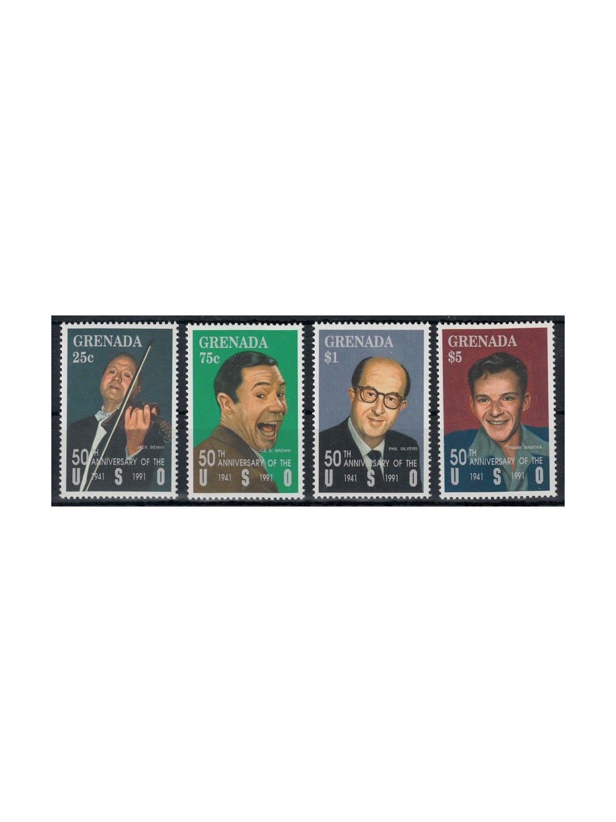 GRENADA 1992 Fiftieth Anniversary USO (I) 4v MNH**