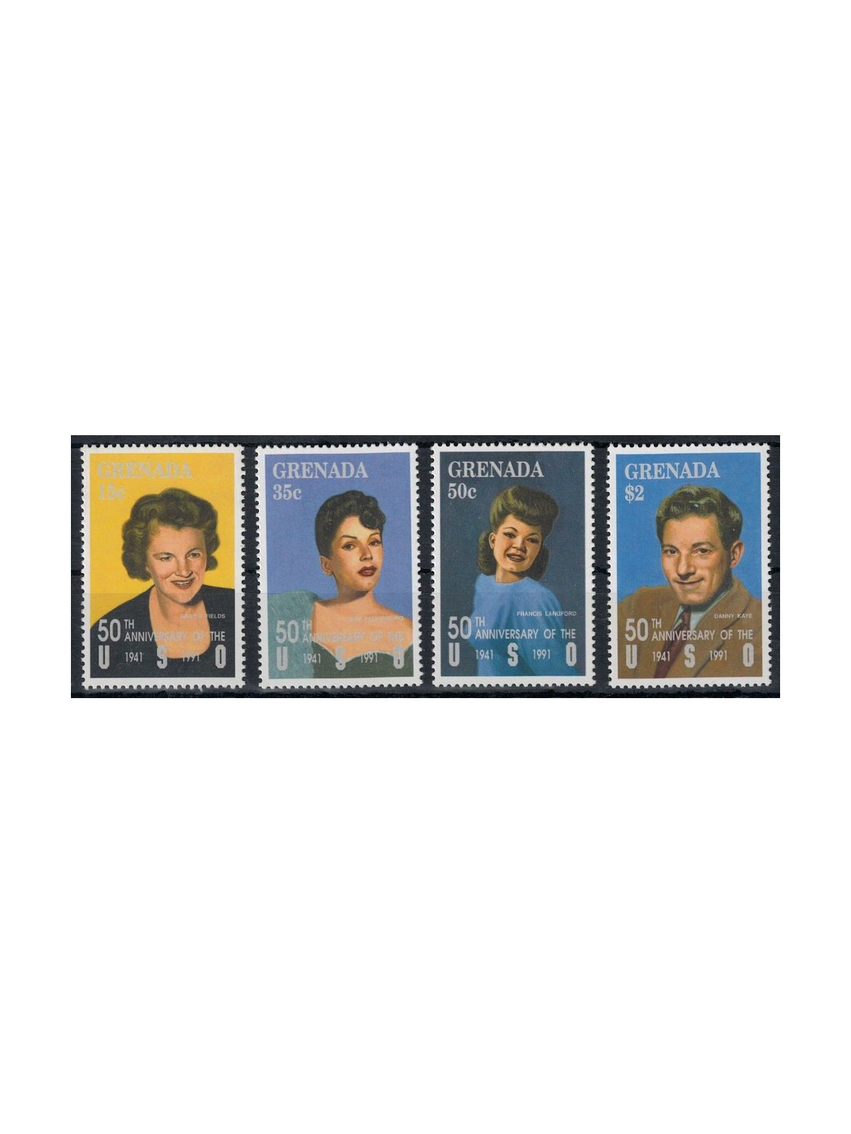 GRENADA 1992 Fiftieth Anniversary of USO (II) 4v MNH**