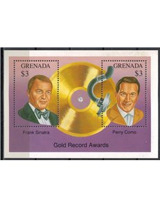 GRENADA 1992 Gold Record Singers (I) s/s MNH**