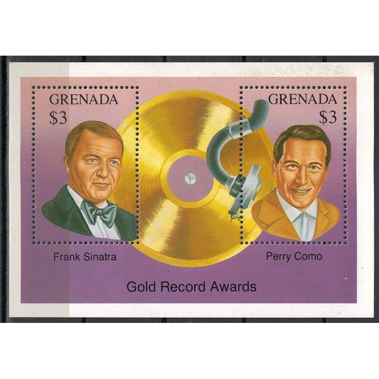 GRENADA 1992 Cantanti disco d'oro (I) BF MNH**
