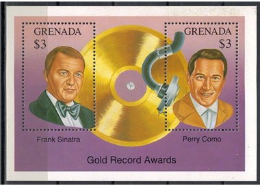 GRENADA 1992 Gold Record Singers (I) s/s MNH**