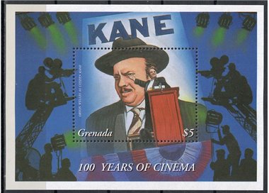 GRENADA 1995 Centenario del Cinema, Orson Welles BF MNH**
