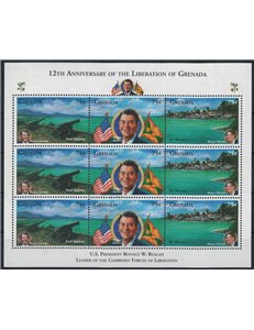 GRENADA 1995 Liberation Anniversary m/s MNH**
