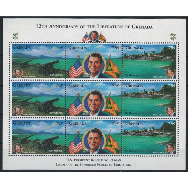 GRENADA 1995 Liberation Anniversary m/s MNH**