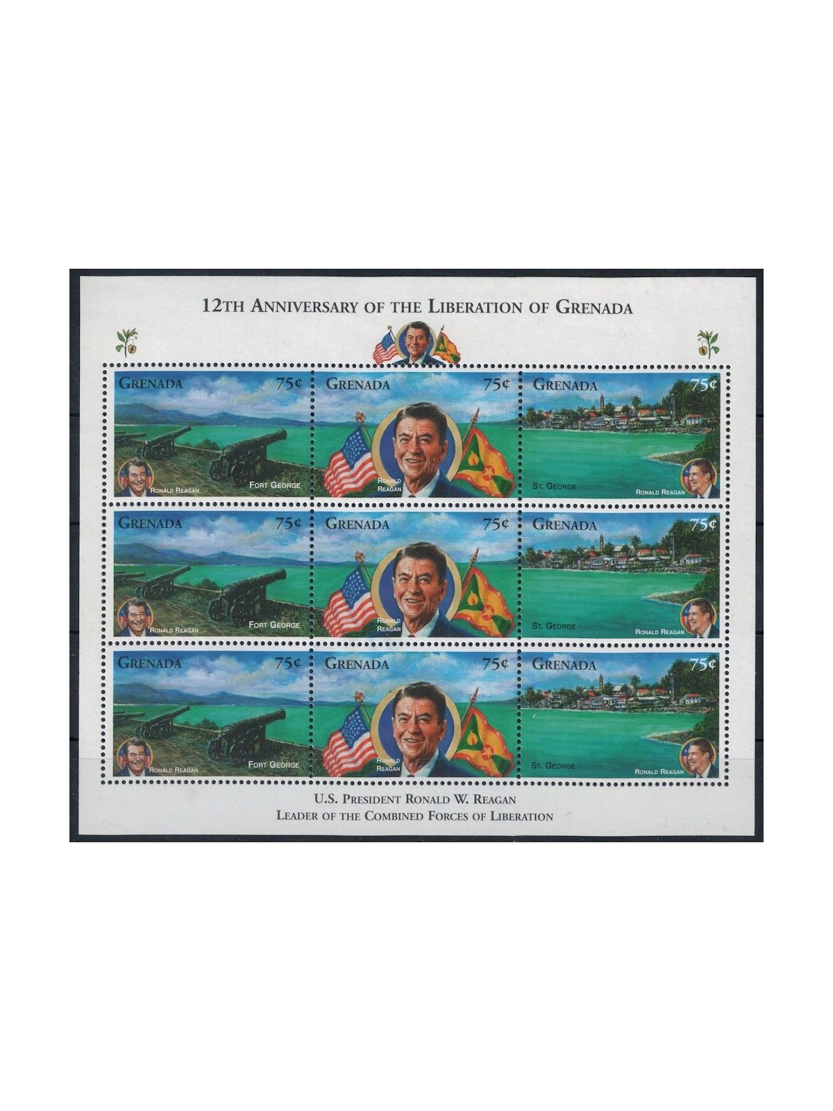 GRENADA 1995 Liberation Anniversary m/s MNH**