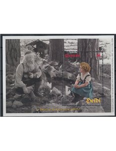 GRENADA 2000 Cinema (Heidi) Shirley Temple s/s MNH**