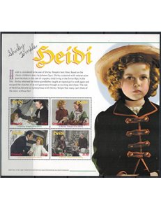 GRENADA 2000 Cinema (Heidi) Shirley Temple (I) 4v MNH**