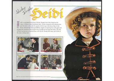 GRENADA 2000 Cinema (Heidi) Shirley Temple (I) 4v MNH**