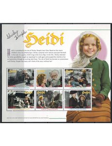 GRENADA 2000 Cinema (Heidi) Shirley Temple (II) 6v MNH**
