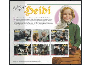 GRENADA 2000 Cinema (Heidi) Shirley Temple (II) 6v MNH**