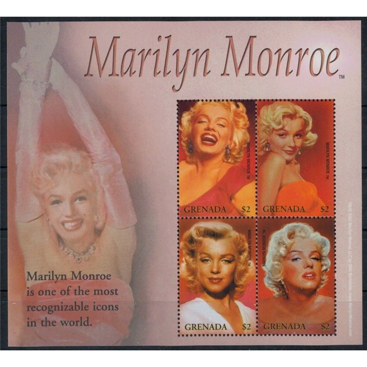 GRENADA 2004 Marilyn Monroe (I) 4v MNH**