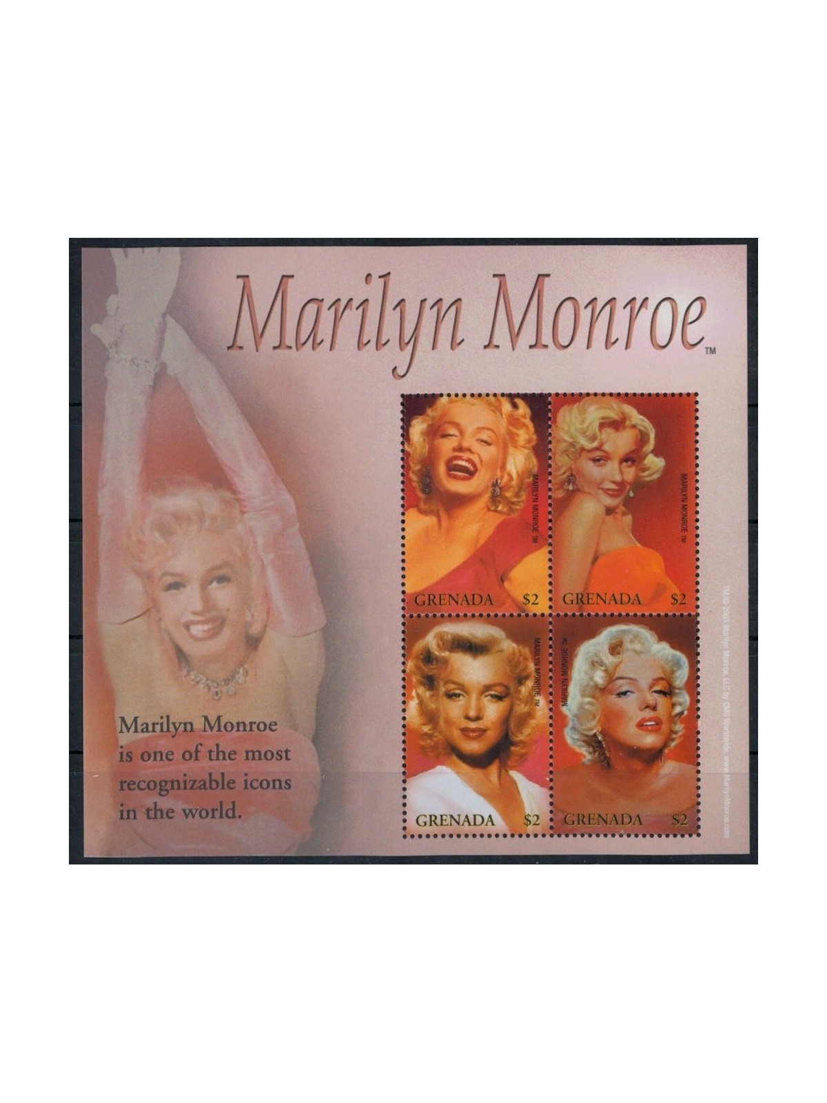 GRENADA 2004 Marilyn Monroe (I) 4v MNH**