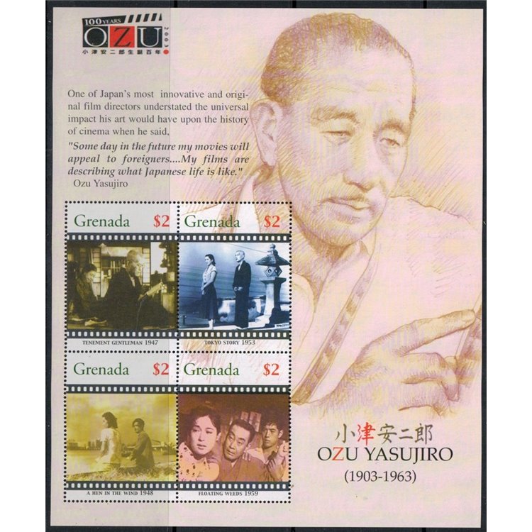 GRENADA 2005 Ozu Yasujiro 4v MNH**