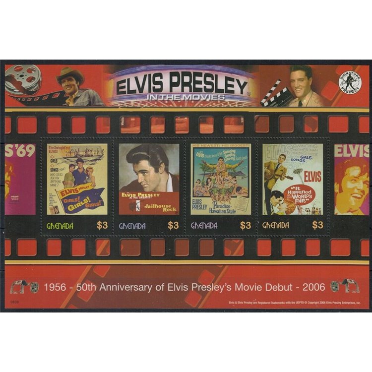 GRENADA 2006 Elvis Presley 4v MNH**