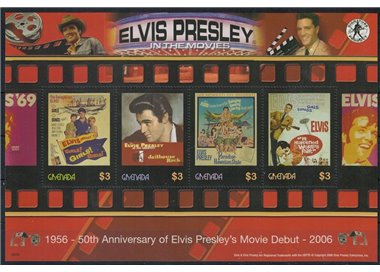 GRENADA 2006 Elvis Presley 4v MNH**