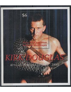 GRENADA GRENADINES 1999 Kirk Douglas s/s MNH**