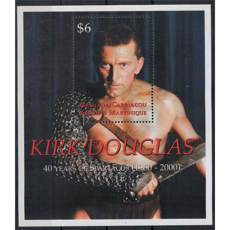 GRENADA GRENADINES 1999 Kirk Douglas BF MNH**