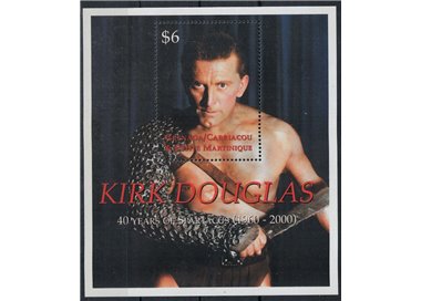 GRENADA GRENADINES 1999 Kirk Douglas BF MNH**