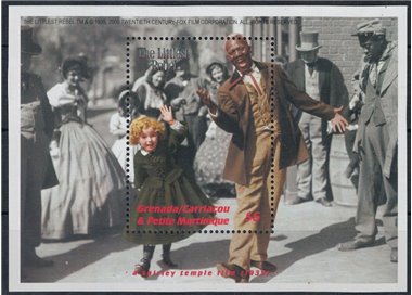 GRENADA GRENADINES 2001 Shirley Temple, The Littlest Rebel BF MNH**