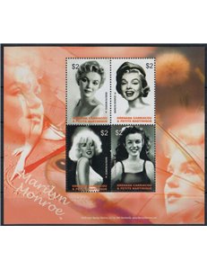GRENADA GRENADINES 2004 Marilyn Monroe (I) 4v MNH**