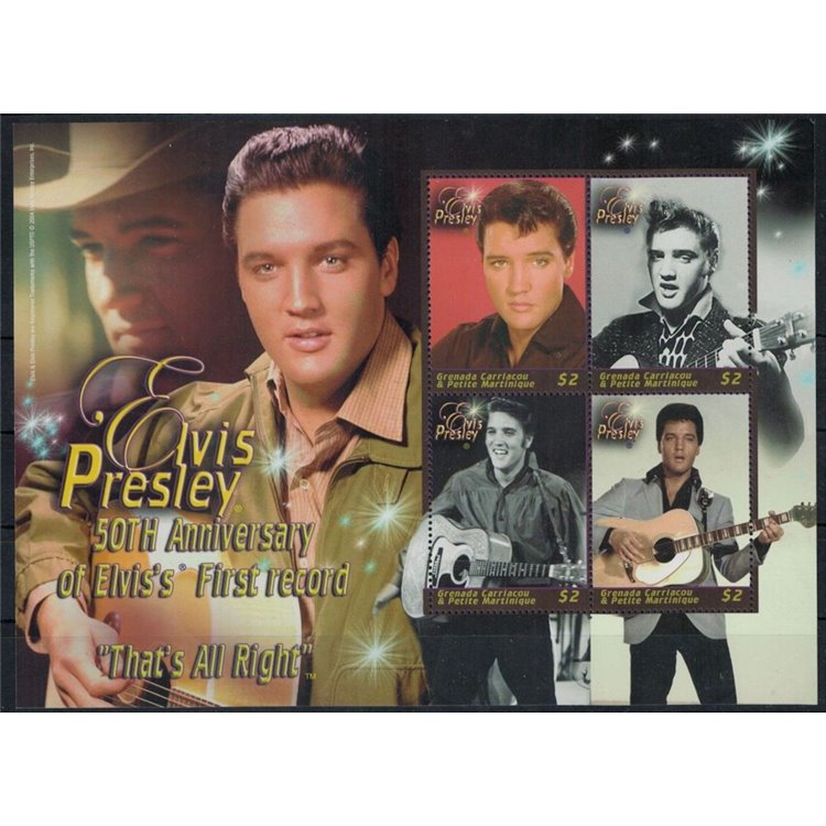 GRENADA GRENADINES 2004 Elvis Presley (I) 4v MNH**