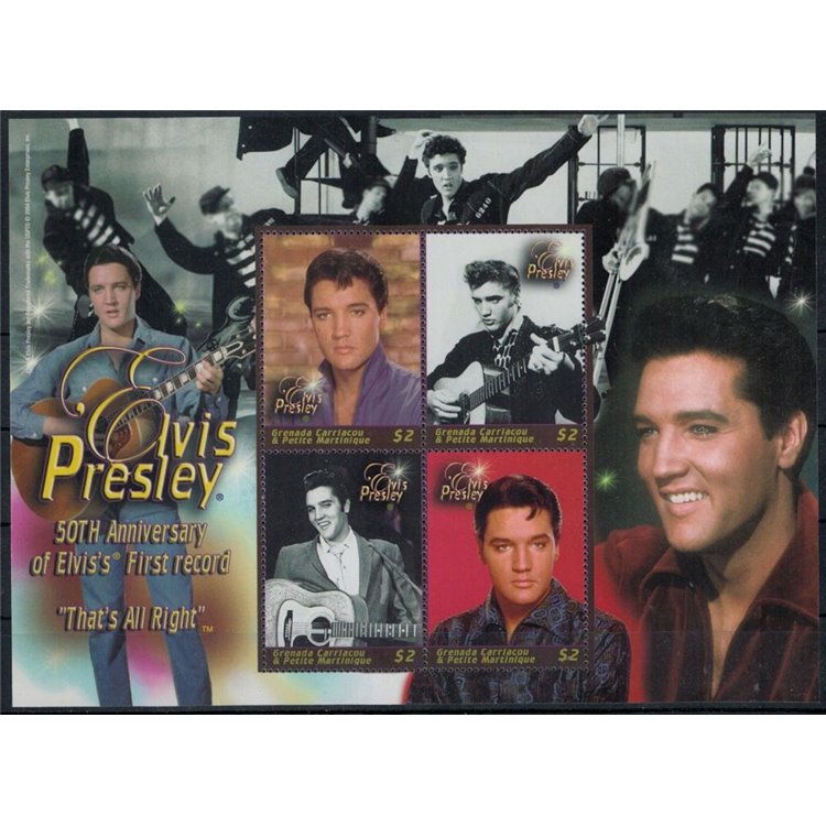 GRENADA GRENADINES 2004 Elvis Presley (II) 4v MNH**