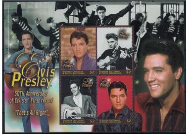 GRENADA GRENADINES 2004 Elvis Presley (II) 4v MNH**