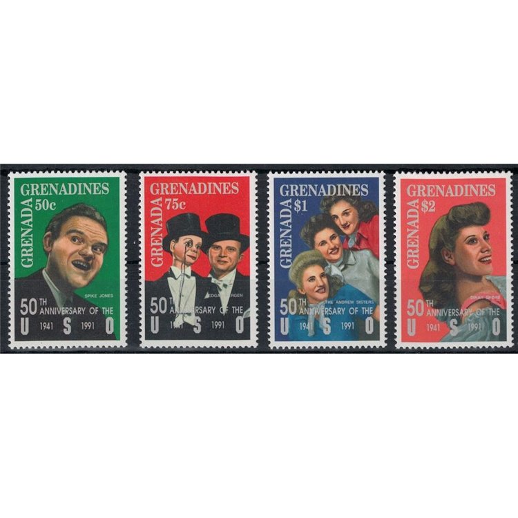 GRENADA GRENADINES 1992 Cinquantenario USO (I) 4v MNH**