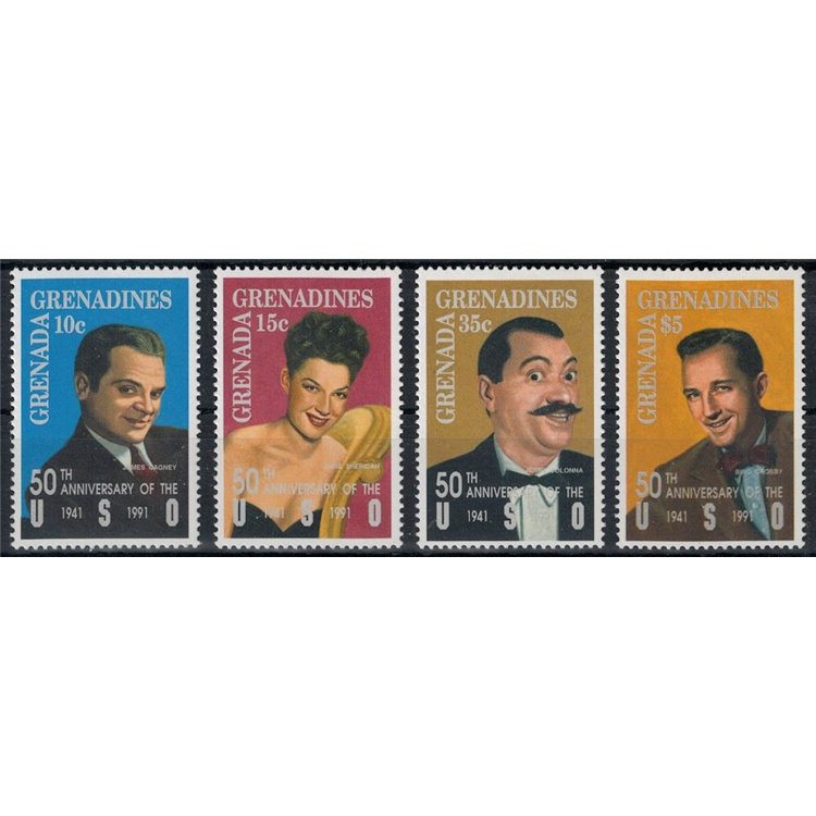 GRENADA GRENADINES 1992 Cinquantenario USO (II) 4v MNH**