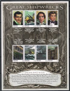 GRENADA GRENADINES 1999 I grandi naufragi 8v MNH**