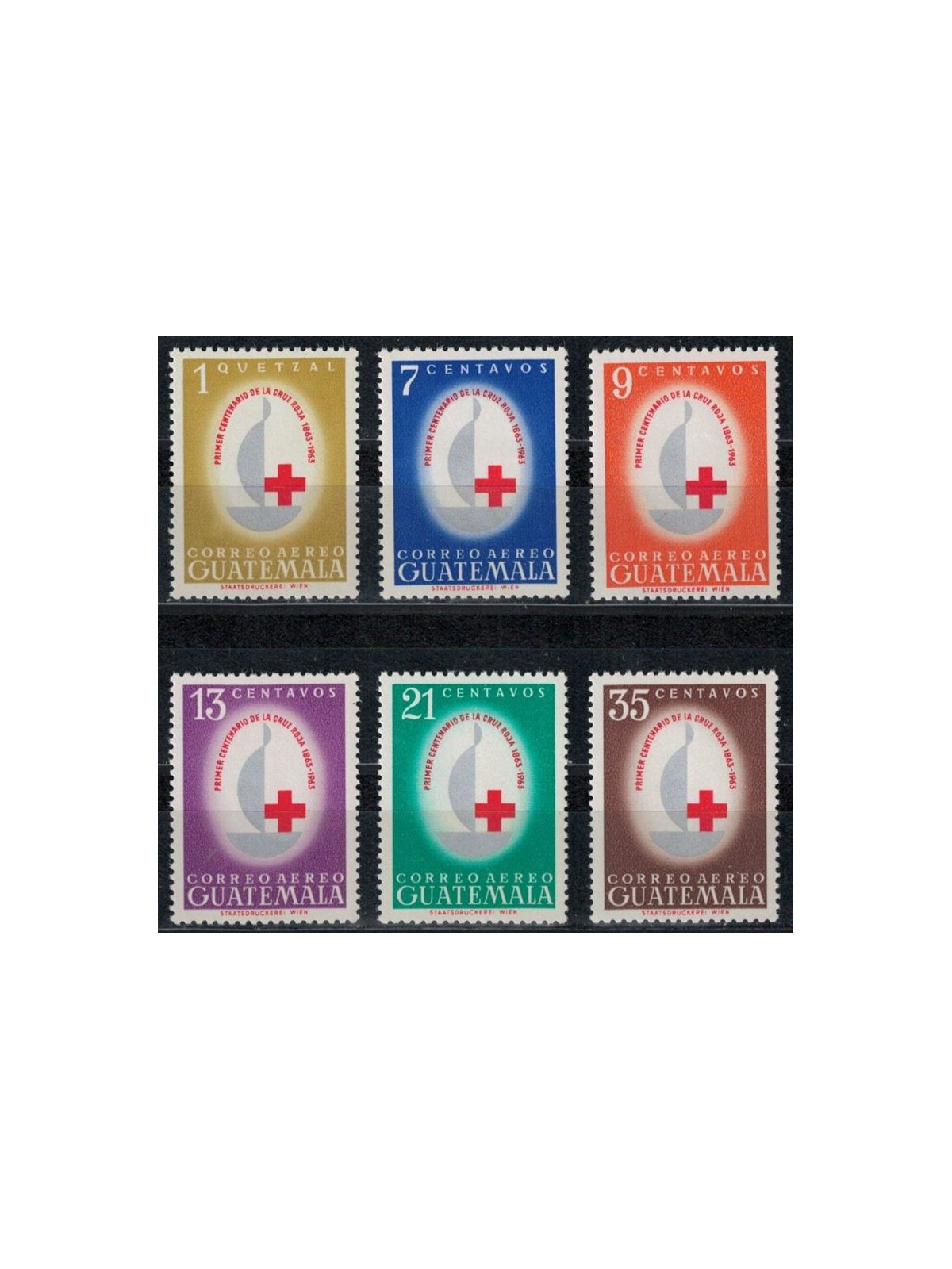 GUATEMALA 1964 Croce Rossa 6v MNH**