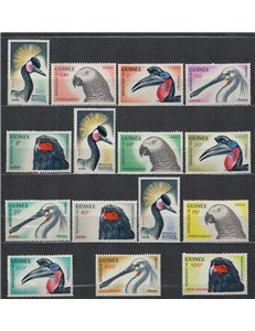 GUINEA 1962 Fauna, birds 15v MNH**