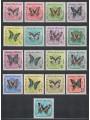 GUINEA 1963 Fauna, farfalle 17v MNH**