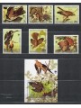 GUINEA 1985 John James Audubon 6v + 1 s/s MNH**