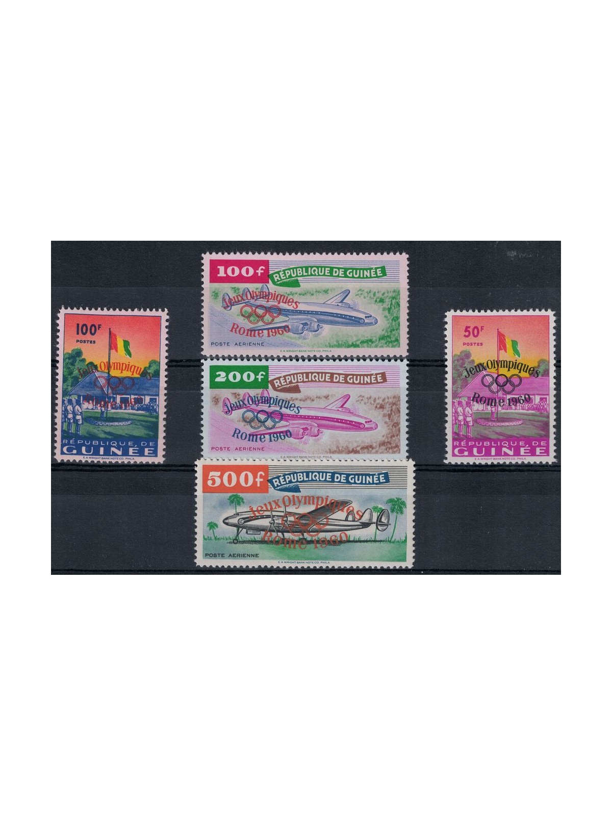 GUINEA 1960 Olympic Games in Rome 5v MNH**
