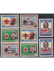 GUATEMALA 1960 World Refugee Year 8v MNH**